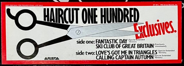 Haircut One Hundred : Exclusives (12", Promo)