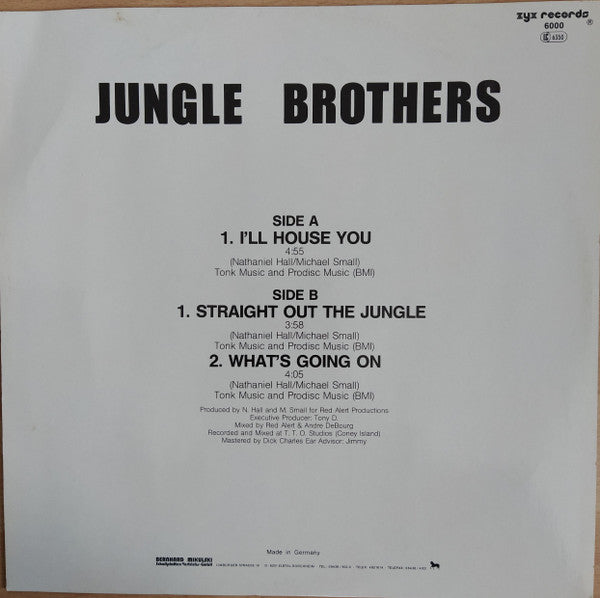 Jungle Brothers : I'll House You (12")
