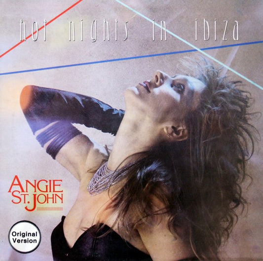 Angie St. John : Hot Nights In Ibiza (12")