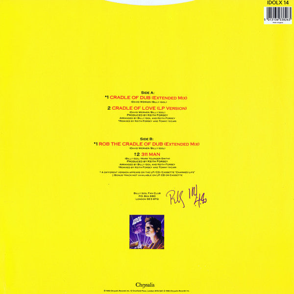 Billy Idol : Cradle Of Love (12", Single)
