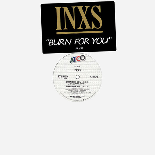 INXS : Burn For You (12", Promo)