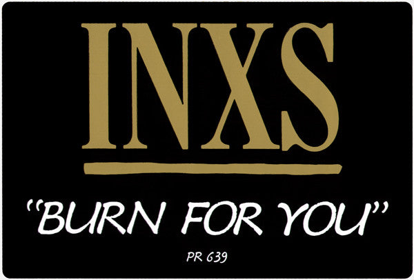 INXS : Burn For You (12", Promo)