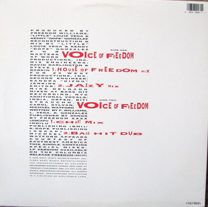 Freedom Williams : Voice Of Freedom (12", Single)