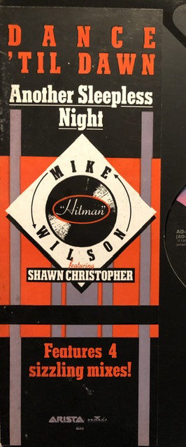 Mike "Hitman" Wilson Featuring Shawn Christopher : Another Sleepless Night (12")