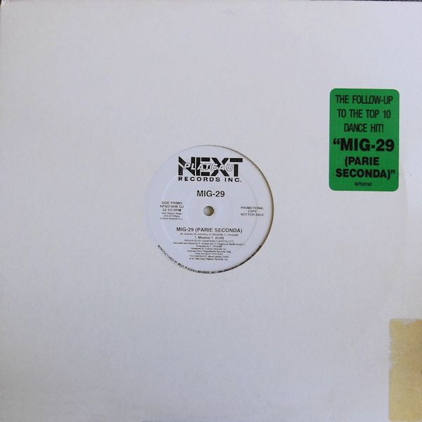 Mig 29 : Mig-29 (Parie Seconda) (12", Maxi, Promo)