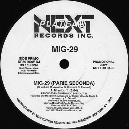 Mig 29 : Mig-29 (Parie Seconda) (12", Maxi, Promo)