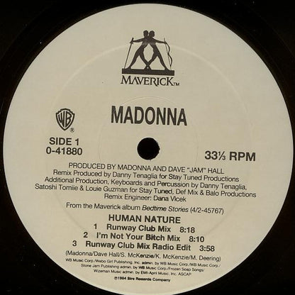 Madonna : Human Nature (12", Maxi)