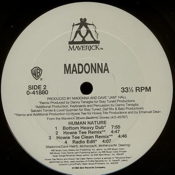 Madonna : Human Nature (12", Maxi)