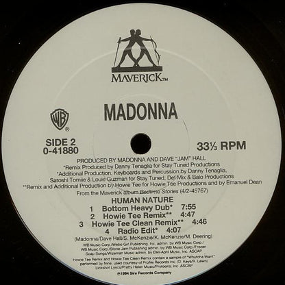 Madonna : Human Nature (12", Maxi)