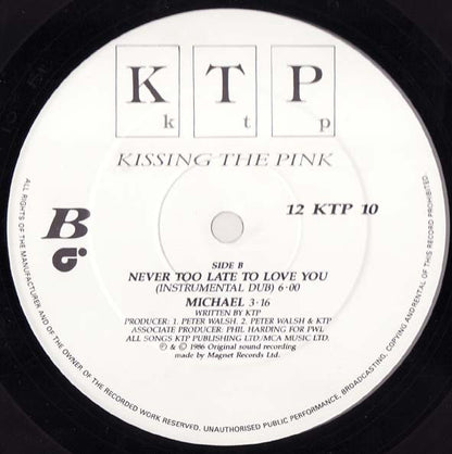 K T P* : Never Too Late To Love You (12")