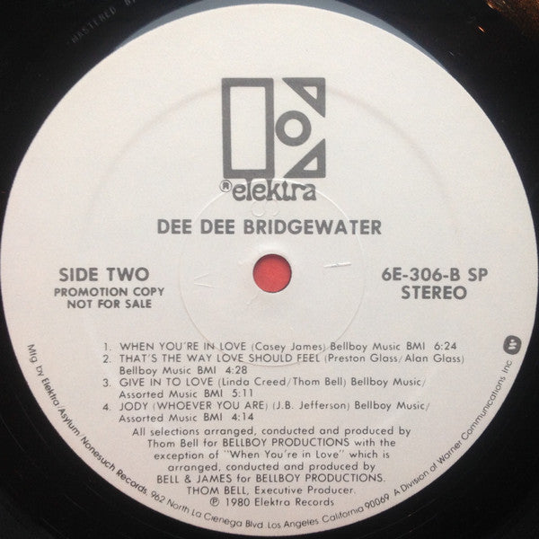 Dee Dee Bridgewater : Dee Dee Bridgewater (LP, Album, Promo, SP)