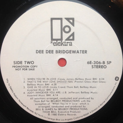 Dee Dee Bridgewater : Dee Dee Bridgewater (LP, Album, Promo, SP)