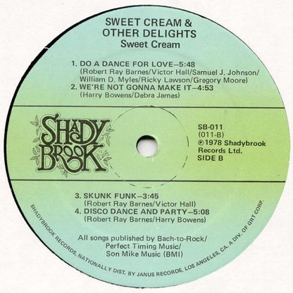 Sweet Cream : Sweet Cream & Other Delights (LP, Album)