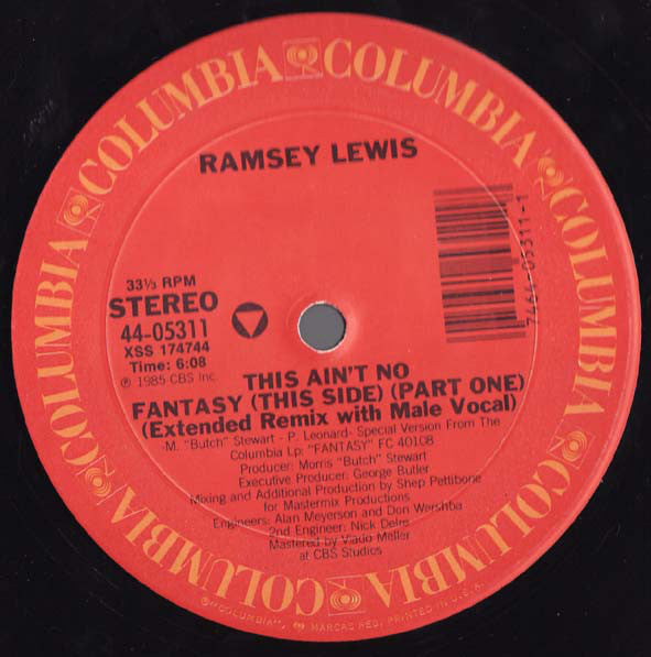 Ramsey Lewis : This Ain't No Fantasy (12")