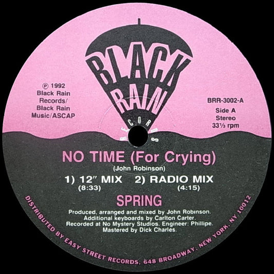 Spring (2) : No Time (For Crying) (12")