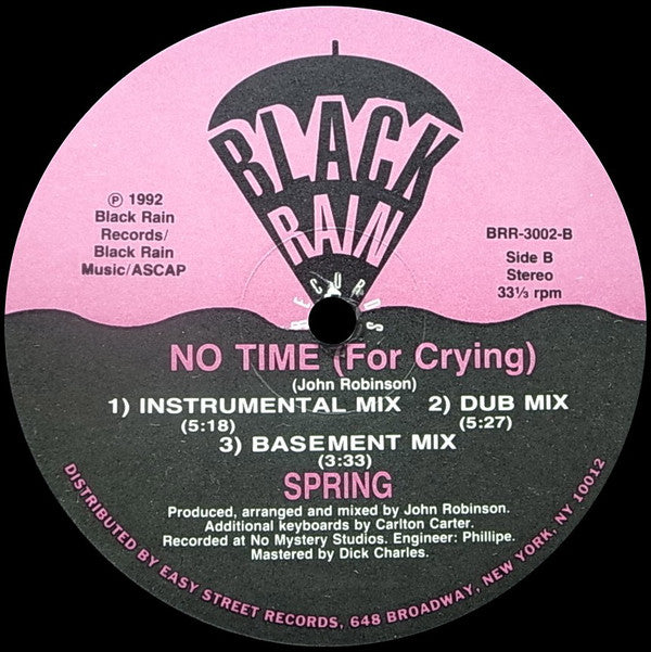 Spring (2) : No Time (For Crying) (12")
