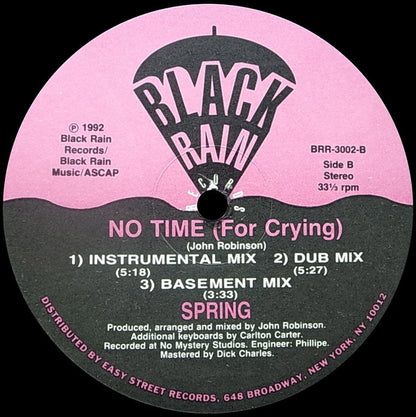 Spring (2) : No Time (For Crying) (12")