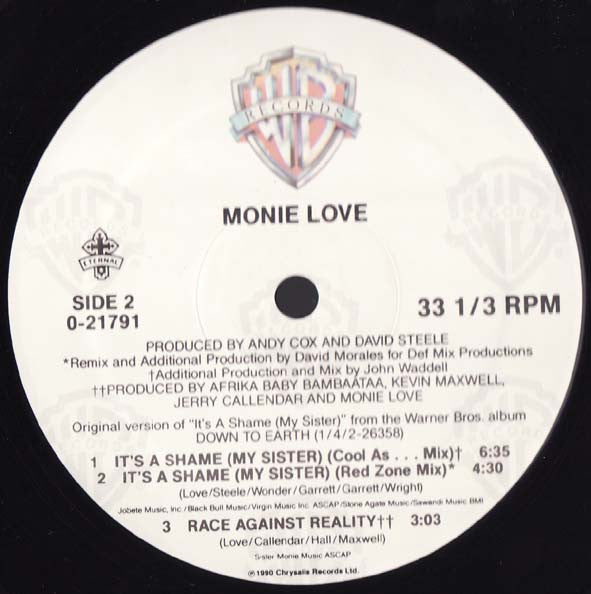 Monie Love : It's A Shame (My Sister) (12", Maxi)