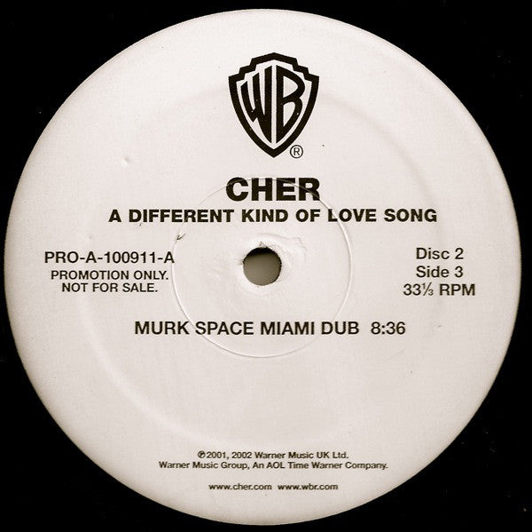 Cher : A Different Kind Of Love Song (2x12", Advance, Promo)