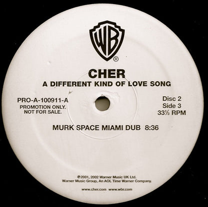 Cher : A Different Kind Of Love Song (2x12", Advance, Promo)