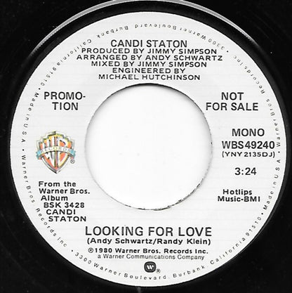 Candi Staton : Looking For Love (7", Single, Mono, Promo)