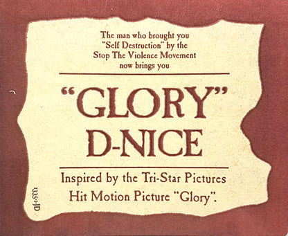 D-Nice : Glory / It's All About Me (12", Promo)