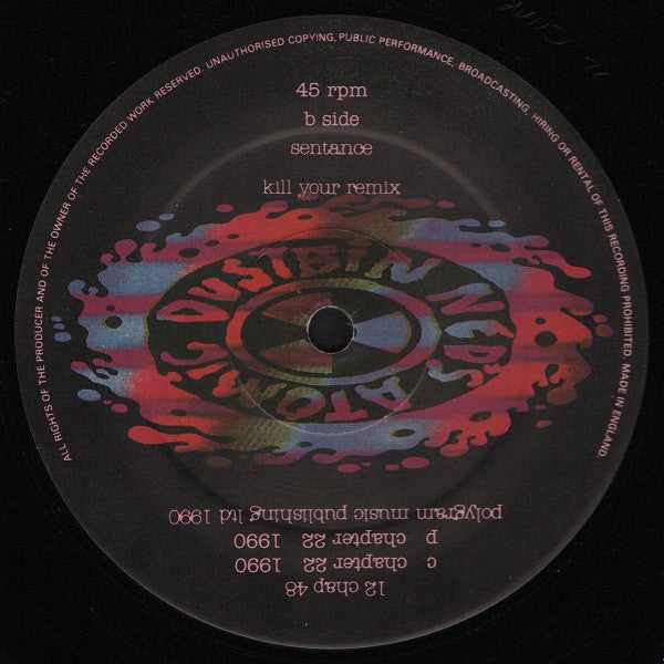 Ned's Atomic Dustbin : Kill Your Television (12", Single, RP, Lyn)