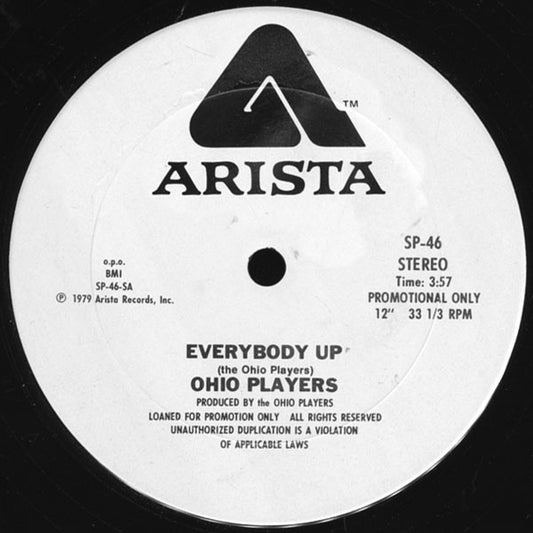 Ohio Players : Everybody Up (12", Single, Promo)