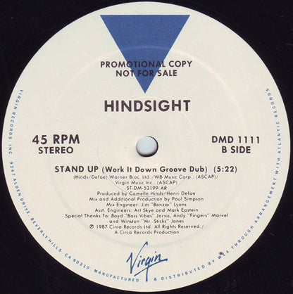 Hindsight (3) : Stand Up (12", Promo, AR)