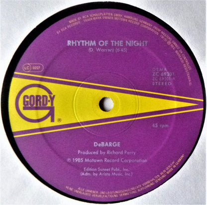 DeBarge : Rhythm Of The Night (12", Maxi)
