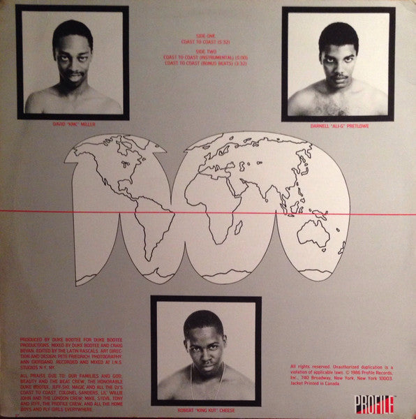 Word Of Mouth (2) Featuring DJ Cheese : Coast To Coast (12", Single, Promo, Pic)