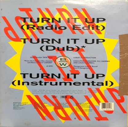 Oaktown's 3-5-7 : Turn It Up (12", Single)