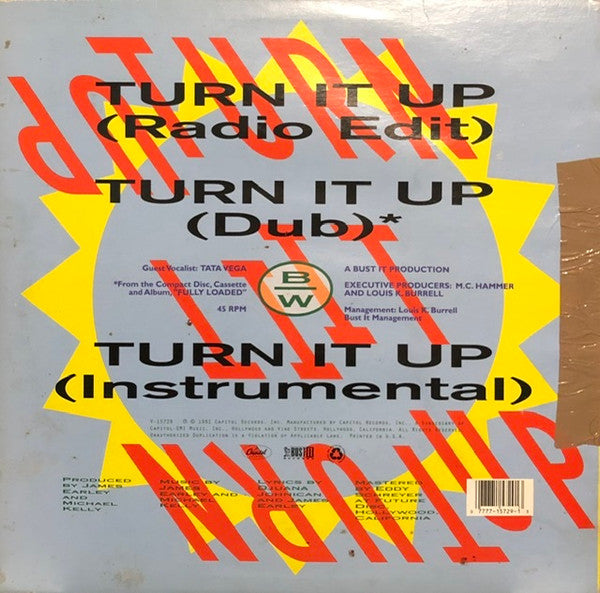 Oaktown's 3-5-7 : Turn It Up (12", Single)