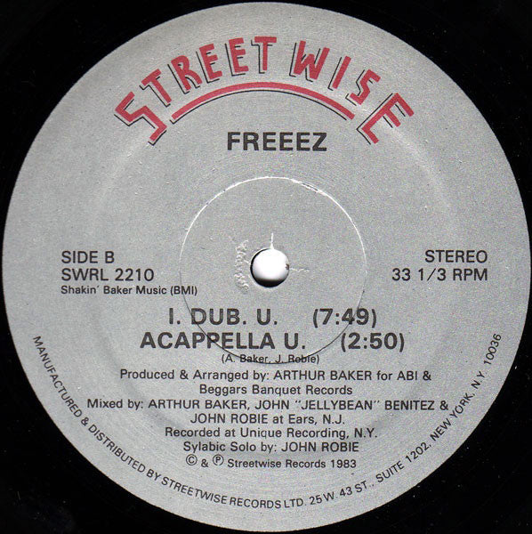 Freeez : I.O.U. (12")