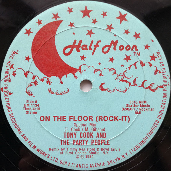 Tony Cook And The Party People* : On The Floor (Rock-It) (12")