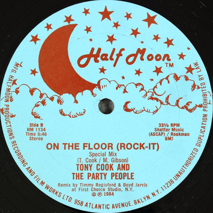 Tony Cook And The Party People* : On The Floor (Rock-It) (12")