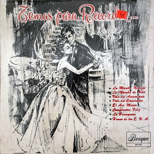 Unknown Artist : Temas Para Recordar (LP, Album)