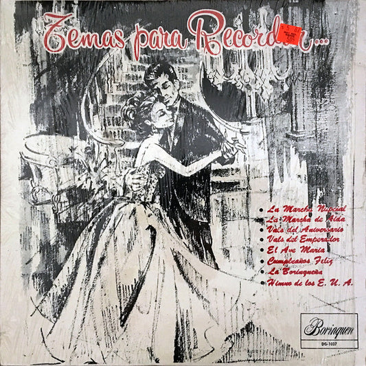 Unknown Artist : Temas Para Recordar (LP, Album)