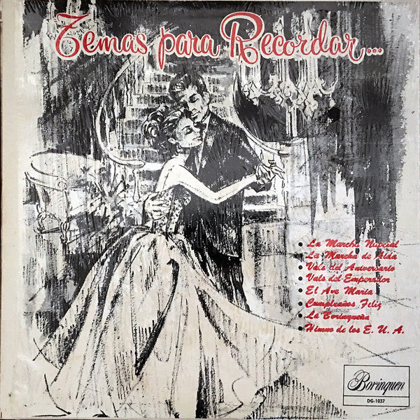 Unknown Artist : Temas Para Recordar (LP, Album)