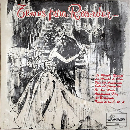 Unknown Artist : Temas Para Recordar (LP, Album)