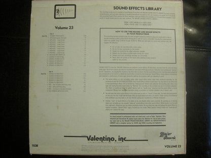 No Artist : Sound Effects Volume 23 (LP, Mono)