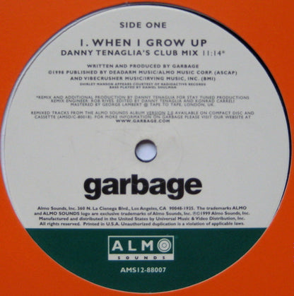 Garbage : When I Grow Up / Special (12", Maxi)