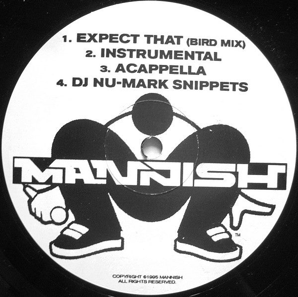Mannish : Expect That (12", S/Sided, Promo)
