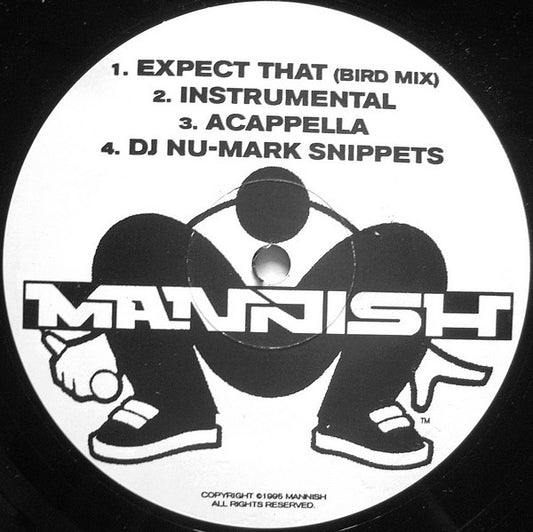 Mannish : Expect That (12", S/Sided, Promo)