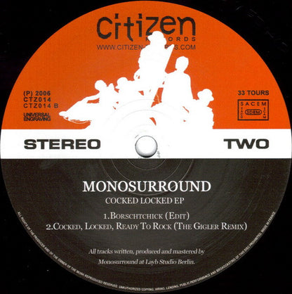 Monosurround : Cocked Locked EP (12", EP)