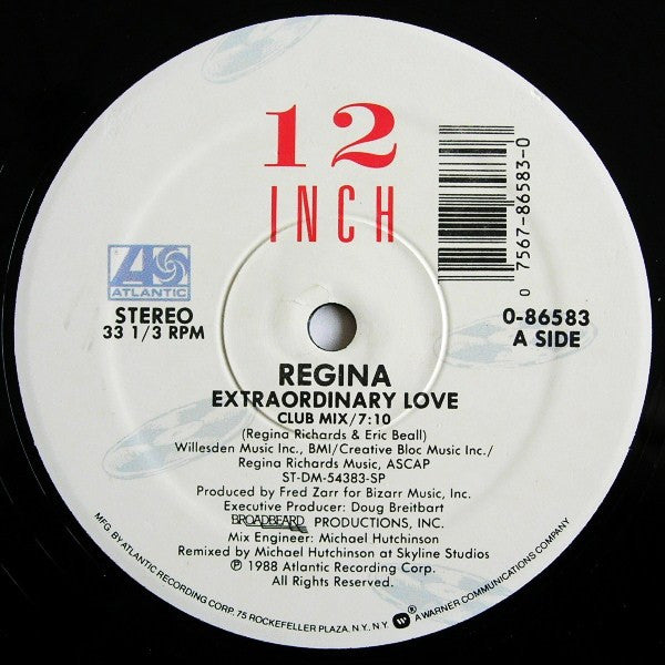 Regina (2) : Extraordinary Love (12", Single, SP )
