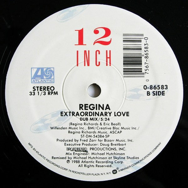Regina (2) : Extraordinary Love (12", Single, SP )