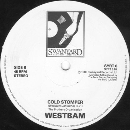 WestBam : Hold Me Back (12")