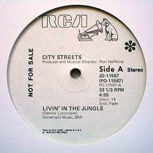 City Streets : Livin' In The Jungle (12", Promo)
