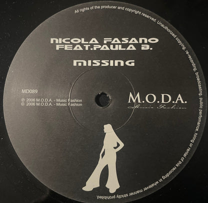 Nicola Fasano Feat. Paula B. : Missing (12")